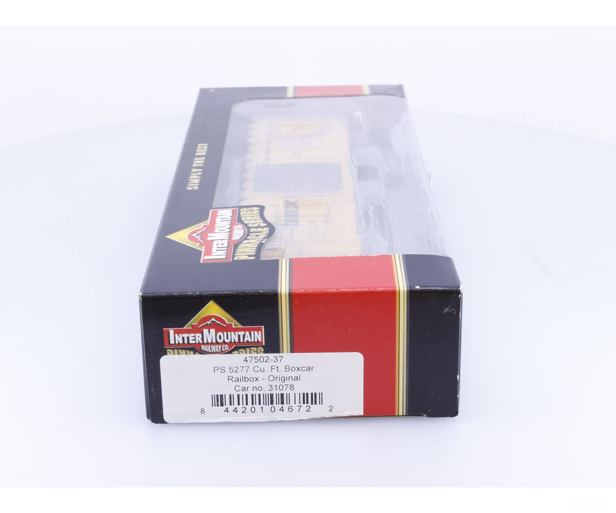InterMountain 47502-37 HO P-S 5277 Cu. Ft. Boxcar Railbox (RBOX) 31078 - Freight Cars