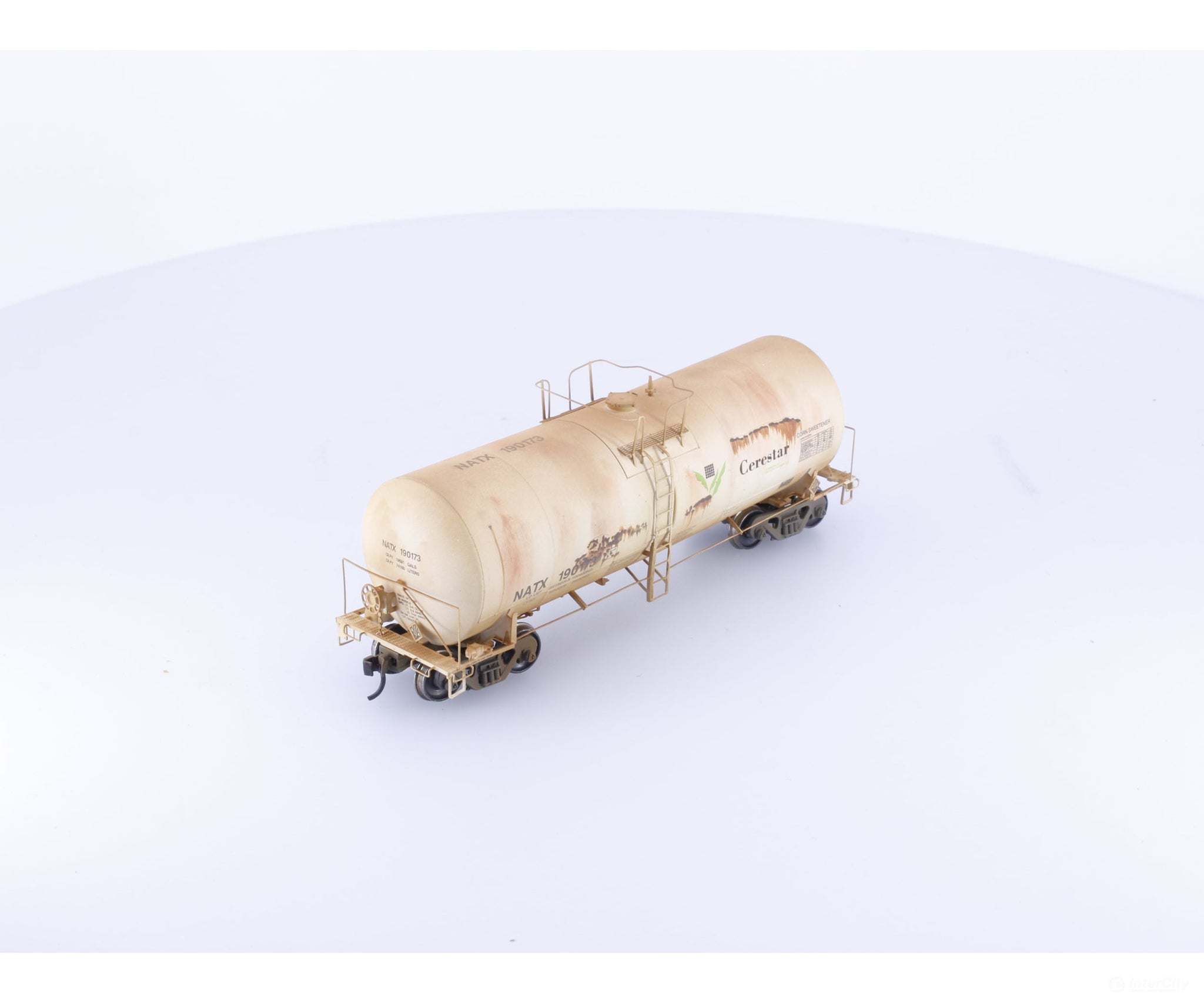 InterMountain 47808-01 HO 19,600 Gallon Tank Car Cerestar Weathered 190173 - Freight Cars