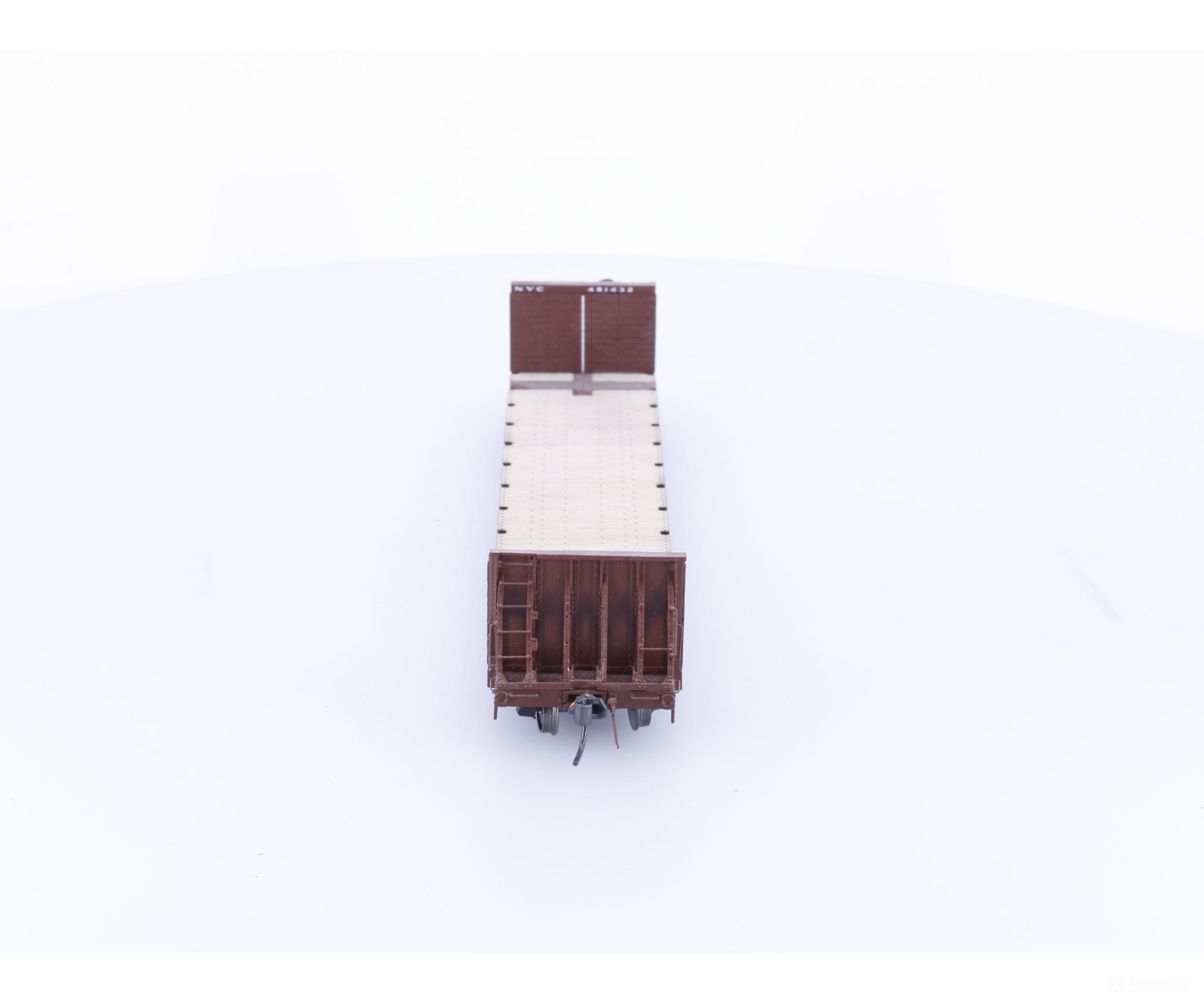 InterMountain 48752-05 HO 70 Ton Bulkhead Flatcar New York Central (NYC) 481432 - Freight Cars