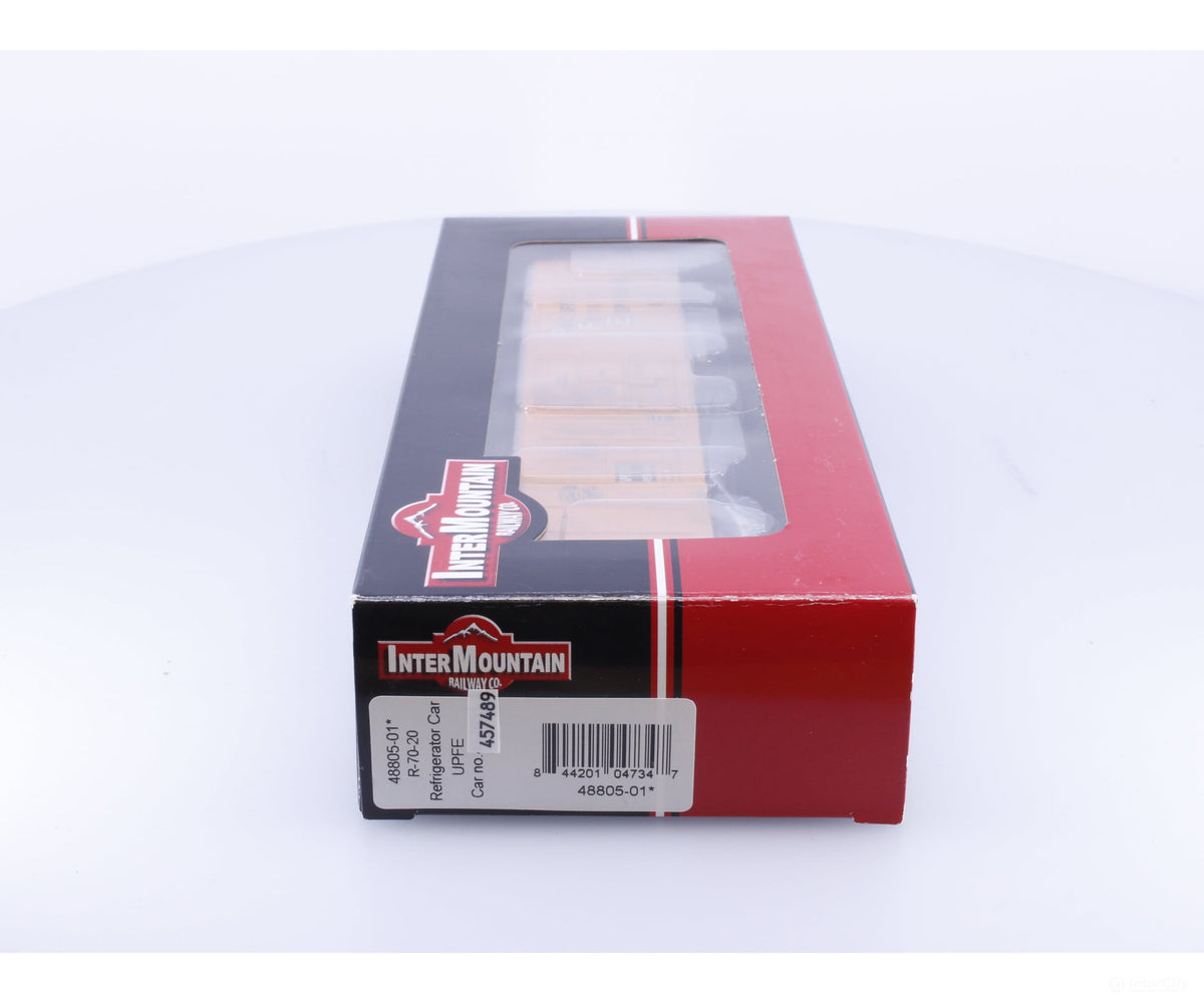 InterMountain 48805-01 HO Refrigerator Car UPFE Weathered Pacific Fruit Express (PFE) 457489 - Freight Cars