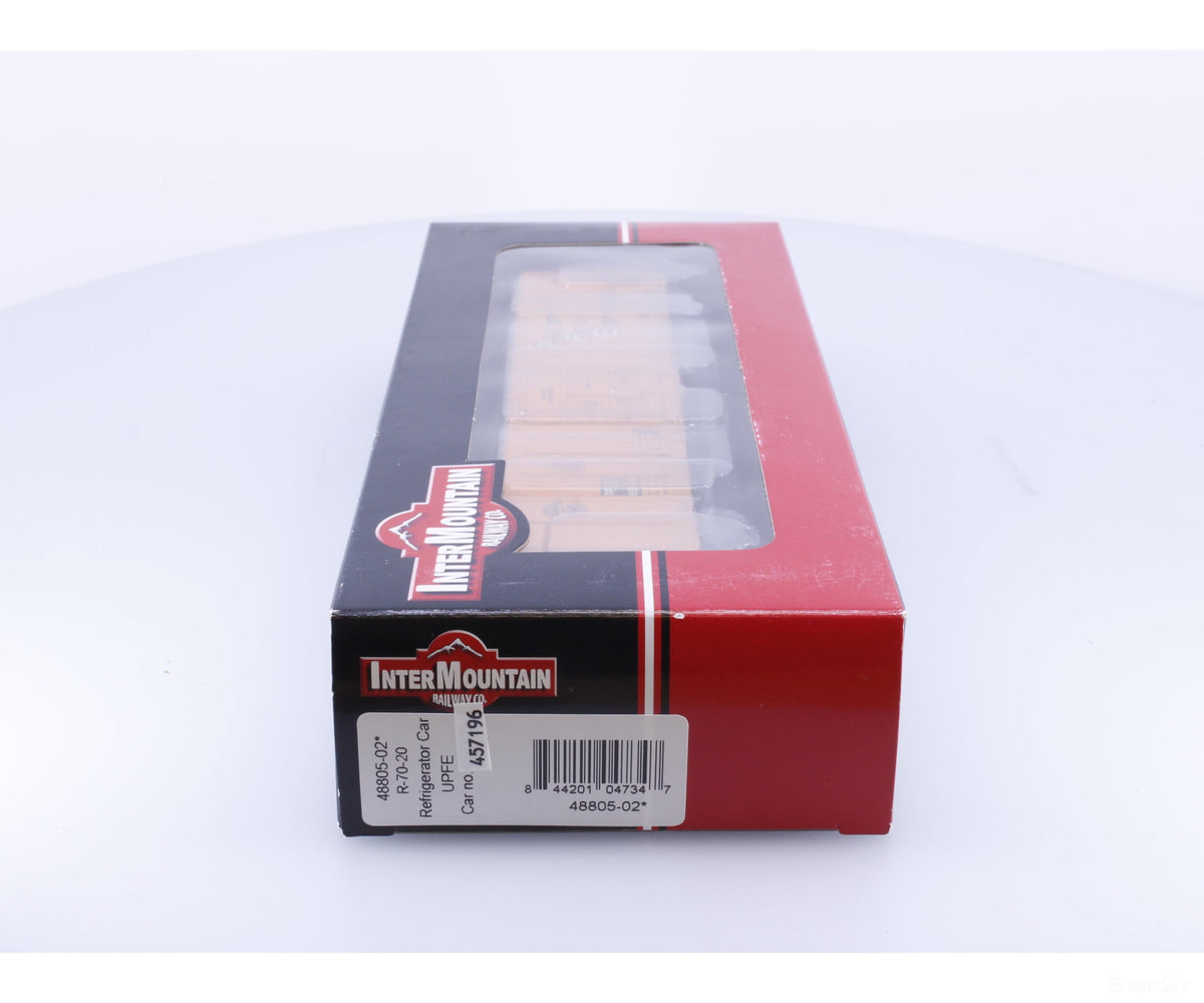 InterMountain 48805-02 HO Refrigerator Car UPFE Weathered Pacific Fruit Express (PFE) 457196 - Freight Cars