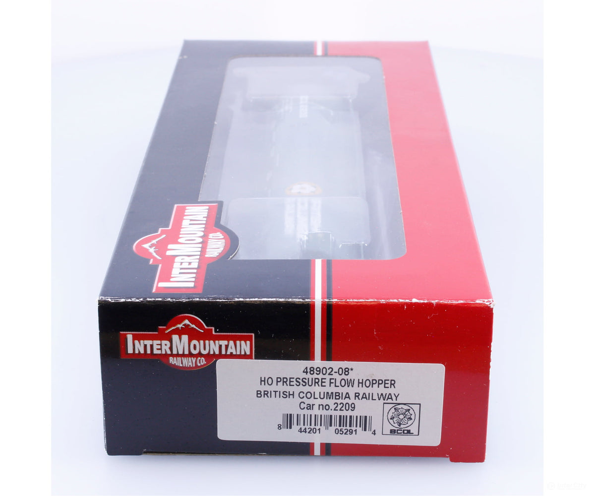 Intermountain 48902-08 HO Pressure Flow Hopper BC Rail (BCOL) 2209 - Freight Cars