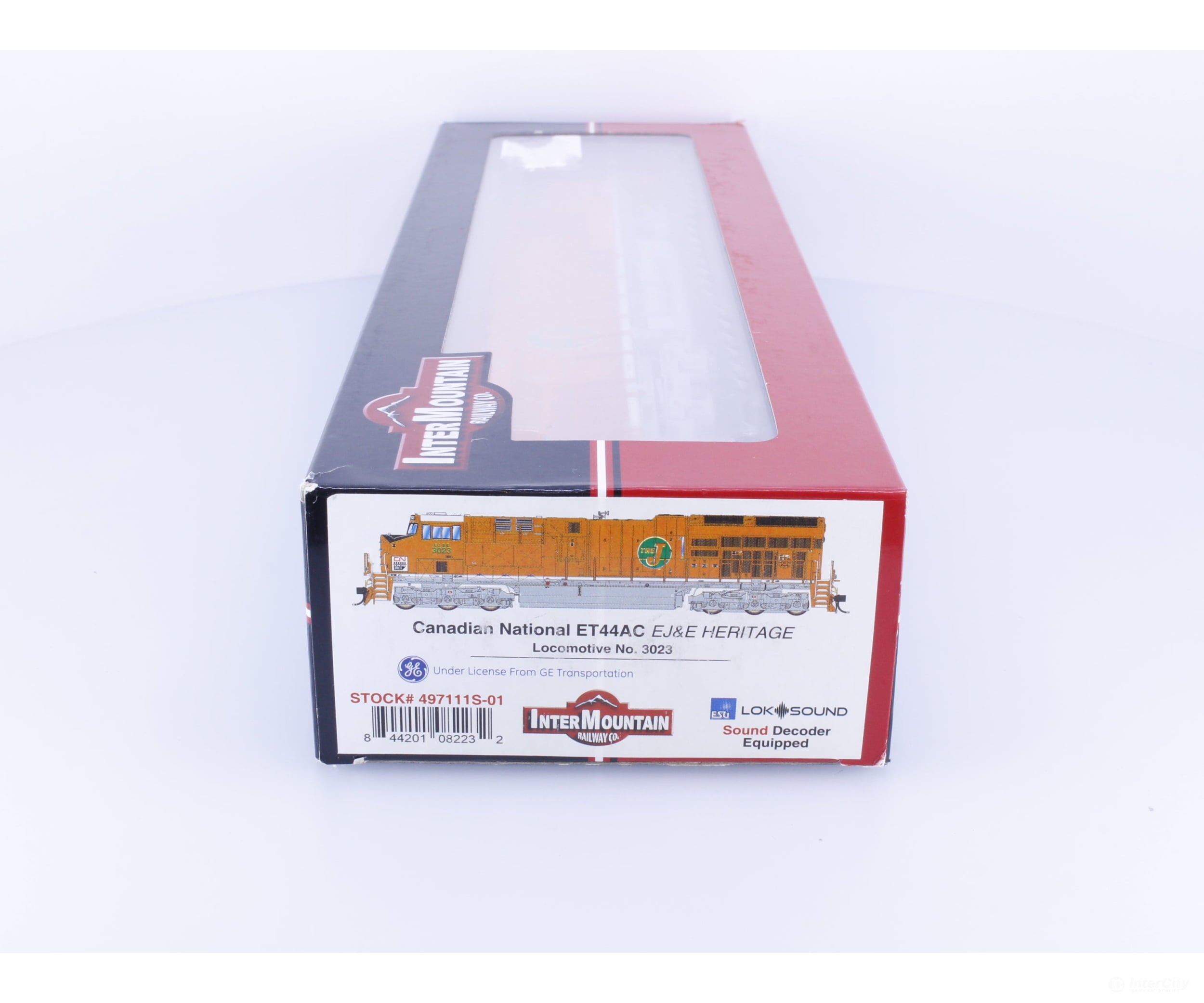 InterMountain 497111S HO ET44AC EJ&E Heritage Unit Diesel Locomotive Canadian National (CN) 3023 DCC & Sound Locomotives