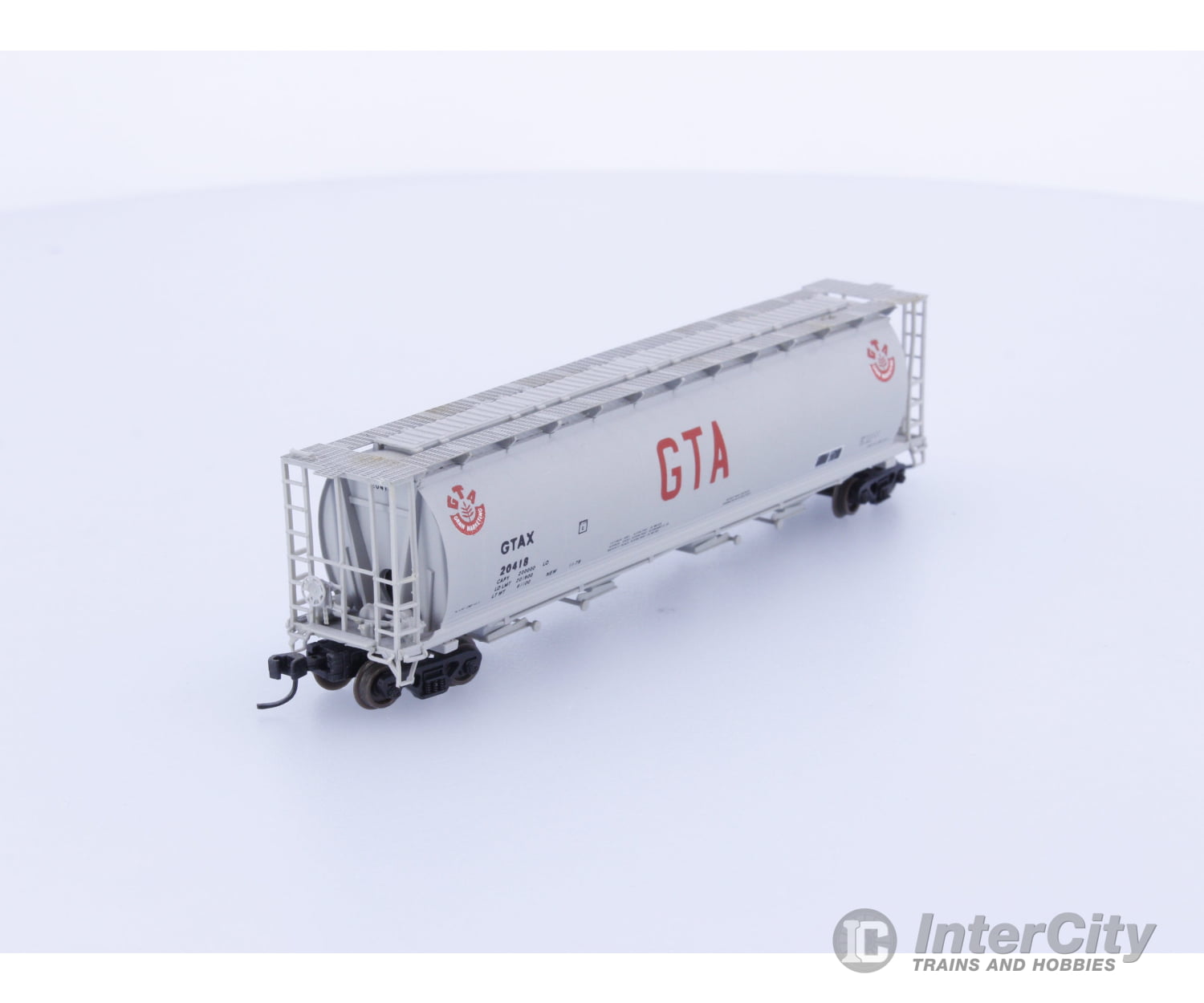 InterMountain 65110-12 N Cylindrical Covered Hopper GTAX 20418 Freight Cars