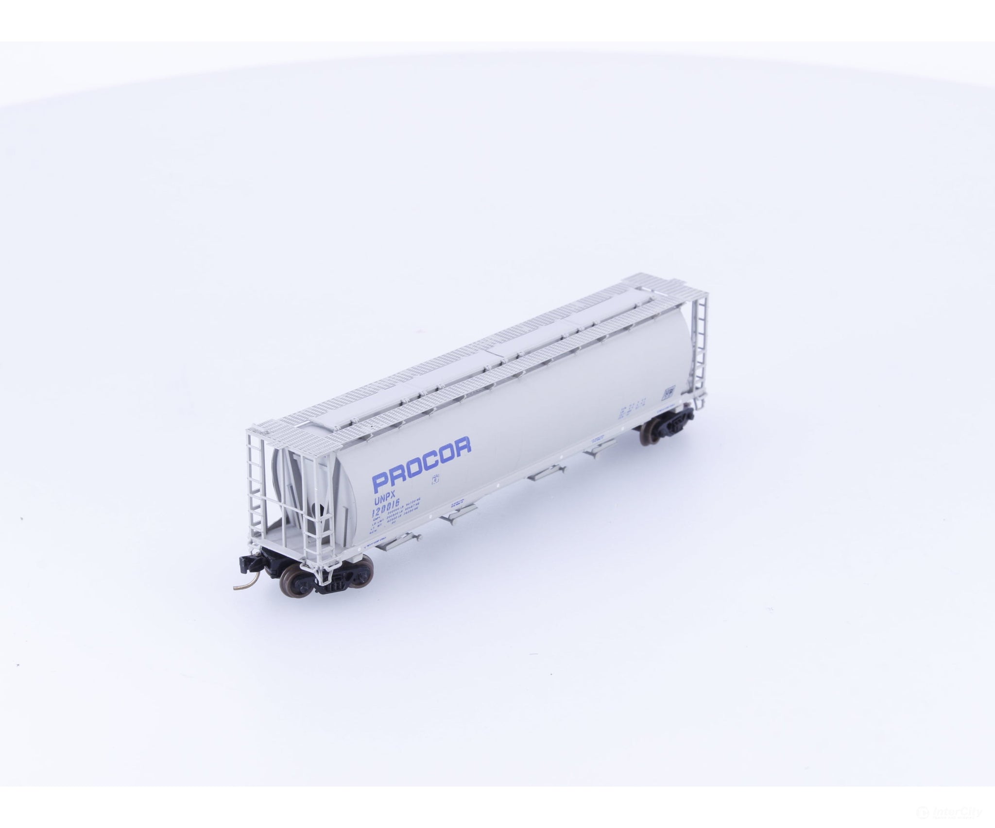 InterMountain 65114-01 N 4 Bay Cylindrical Covered Hopper Procor (UNPX) 120016 - Freight Cars