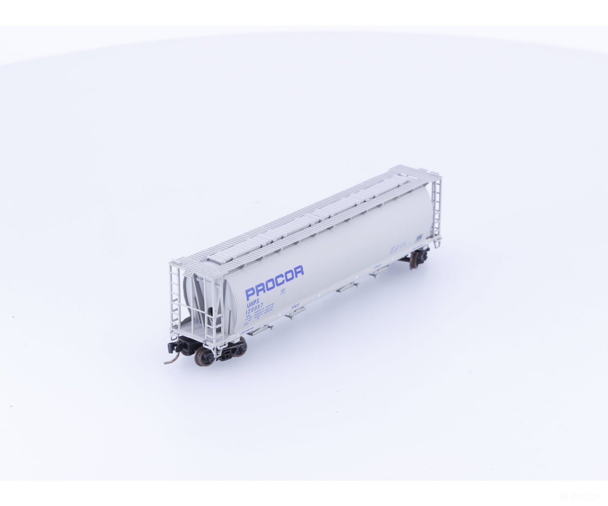 InterMountain 65114-03 N 4 Bay Cylindrical Hopper Procor (UNPX) 120037 - Freight Cars