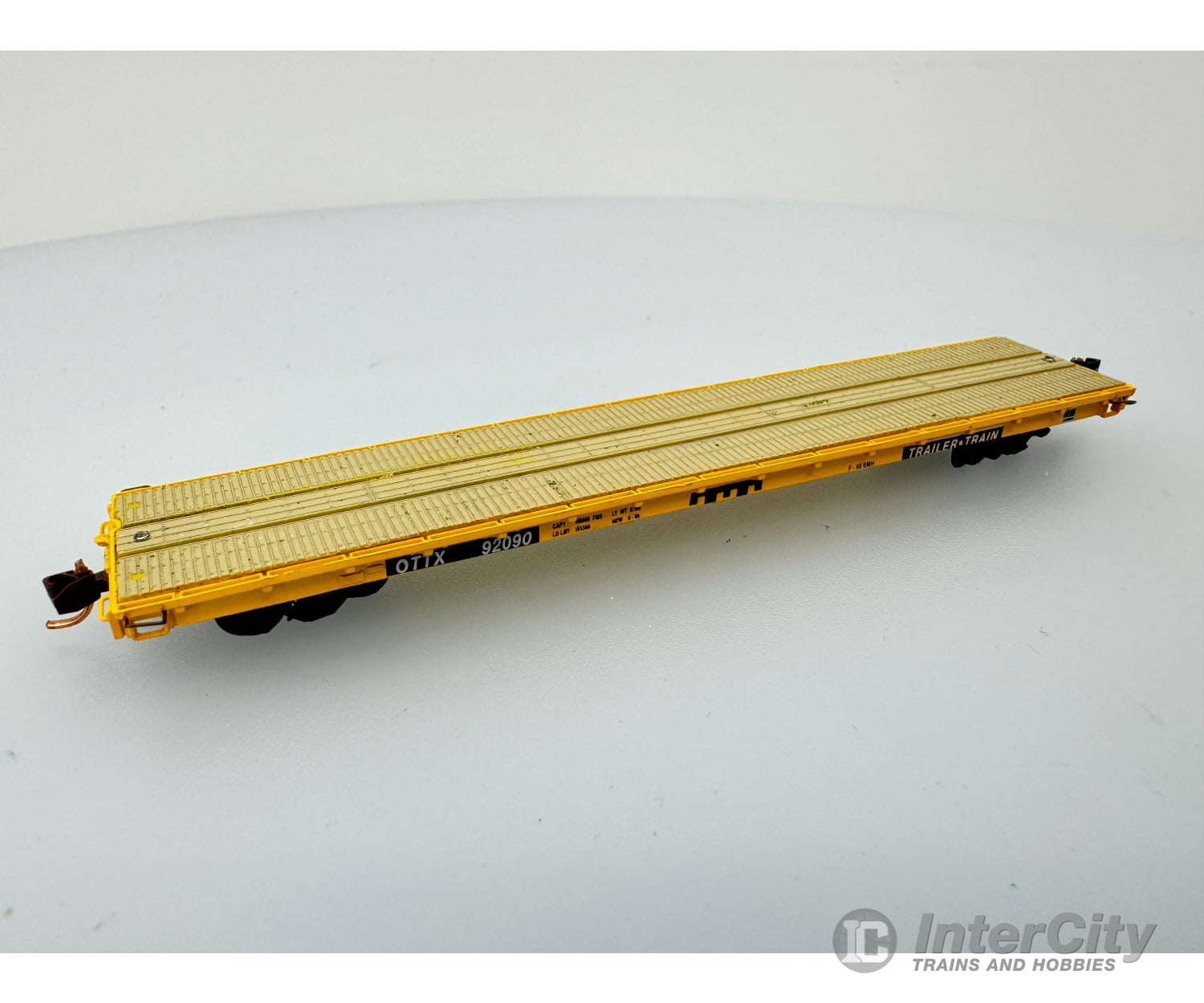 Intermountain 66401-04 N 60’ Flatcar Trailer Train Ttx Corp. (Ttx) 92124 Freight Cars