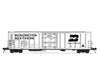 Intermountain HO 34826 R-70-15 Refrigerator Car - Burlington Northern BNFE (white black) Freight Cars