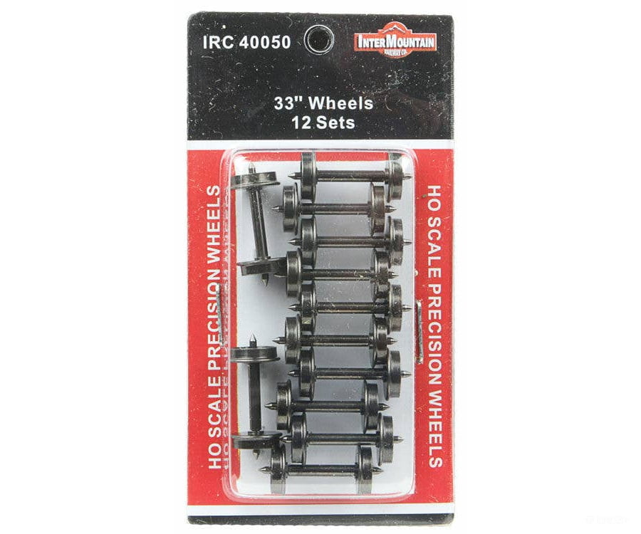 Intermountain HO 40050 All Brass Insulated Wheel Sets pkg(12) - 33’’ Parts