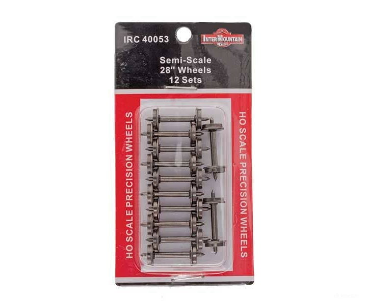 Intermountain HO 40053 All Brass Insulated Wheel Sets pkg(12) - 28’’ Semi-Scale Parts