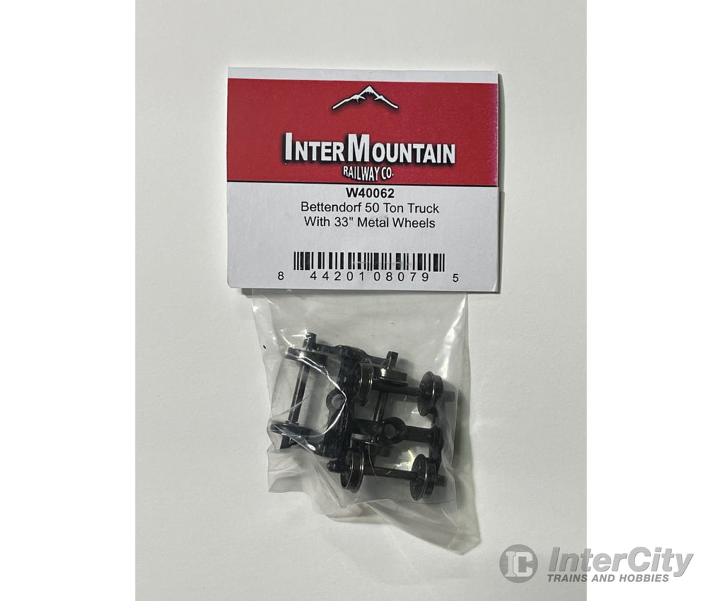 Intermountain HO 40062 Trucks w/Brass Wheelsets - Bettendorf 50 Ton Truck Parts
