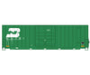 Intermountain HO 4130001 Gunderson 50’ Hi-Cube Plug-Door Boxcar Modern Ends - Value Line - Burlington Northern (90s