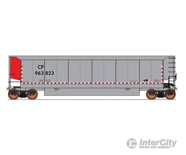 Intermountain HO 4404003 AeroFlo II Coal Gondola - Value Line - Canadian Pacific (silver red) Freight Cars