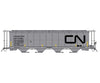 Intermountain Ho 45141 59’ 4-Bay Cylindrical Covered Hopper - Trough Hatch Version Cn Freight Cars