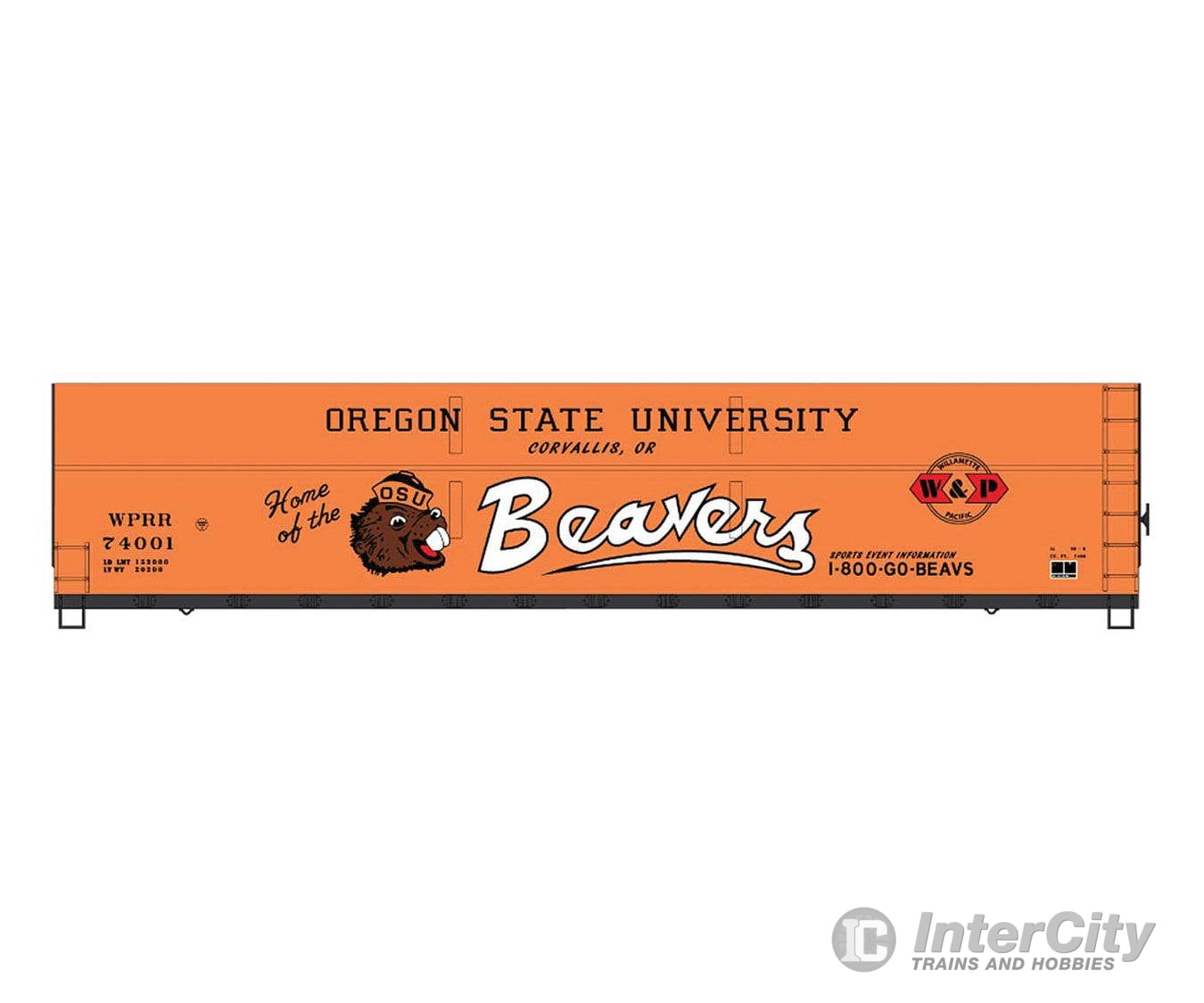 Intermountain HO 4521004 FMC Welded-Side Wood Chip Gondola - Value Line - Willamette & Pacific #74001 (Oregon State