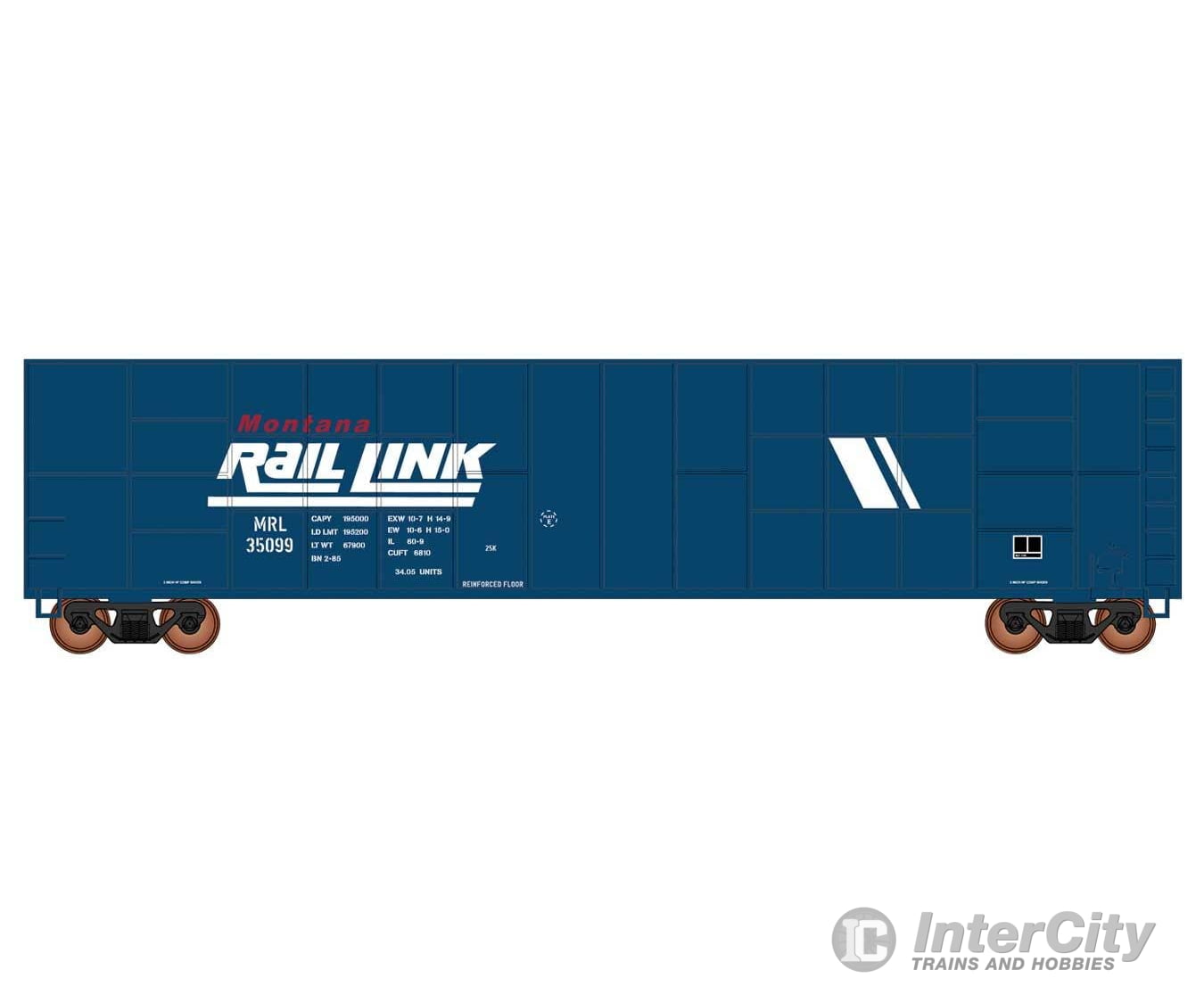 Intermountain HO 4523004 Gunderson-FMC Exterior-Post Wood Chip Gondola - Montana Rail Link (Early Scheme blue white)