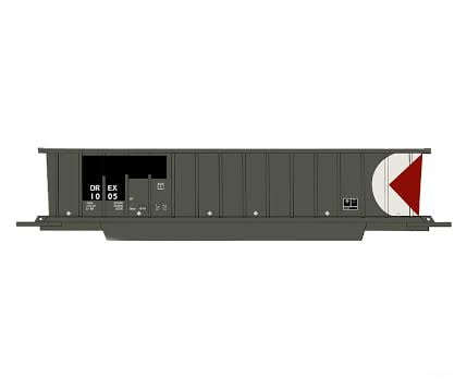 Intermountain HO 47110 Bathtub Coal Gondola - DREX (Patched Ex-CP black red white Multimark) Freight Cars