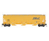 Intermountain HO 472105 Trinity 5161 Cubic Foot Covered Hopper - Dakota Minnesota & Eastern (yellow blue) Freight Cars