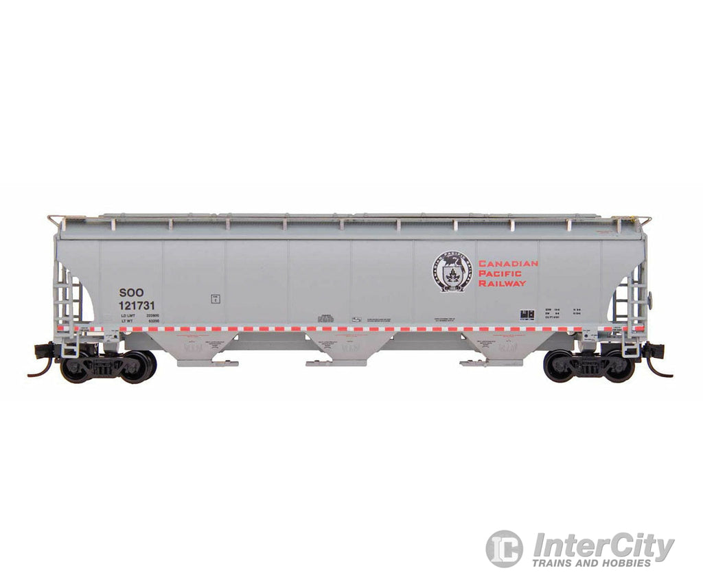 Intermountain Ho 472108 Trinity 5161 Cubic Foot Covered Hopper Canadian Pacific (Gray Red White