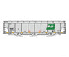 Intermountain Ho 472146 Trinity 5161 Cubic Foot Covered Hopper Bnsf Railway (Burlington Northern