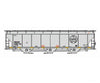 Intermountain Ho 472147 Trinity 5161 Cubic Foot Covered Hopper - Ready To Run Bnsf Railway (Denver