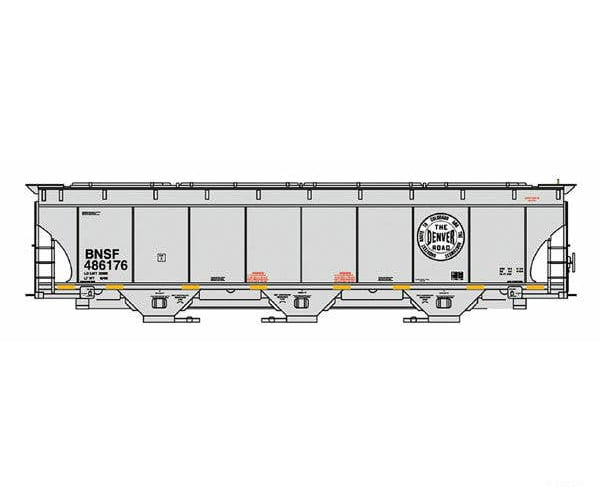 Intermountain Ho 472147 Trinity 5161 Cubic Foot Covered Hopper - Ready To Run Bnsf Railway (Denver