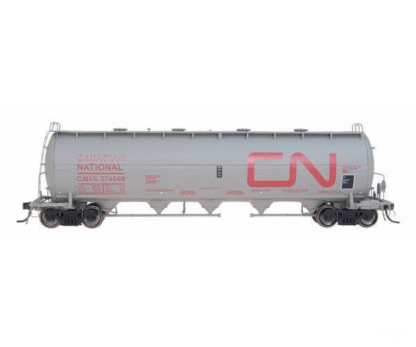 Intermountain HO 48901 Procor Pressure-Flow Hopper - Canadian National (gray red Noodle Logo & Lettering) Freight Cars