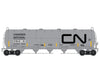 Intermountain HO 48912 Procor Pressure-Flow Hopper - Holcim Canada Ex-CN (gray Noodle Logo & Lettering) Freight Cars