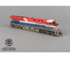 Intermountain HO 497110 GE ET44C4 Tier 4 - DCC - CN 3115 BC Rail Heritage - Custom Weathered by Weather My Trains