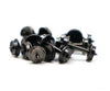 Intermountain N 60057 Metal Wheelsets -- 33 Diameter .537 Axle Length For Mtl Trucks - 100 Axles
