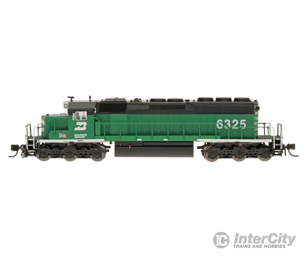 Intermountain N 85-69321S EMD SD40-2 w/LokSound & DCC - Burlington Northern (Whiteface Cascade Green black white)