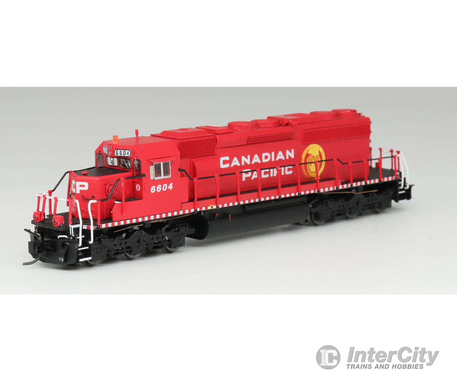 Intermountain N 85-69377S EMD SD40-2 w/LokSound & DCC - Canadian Pacific (red white Golden Beaver Logo) Locomotives