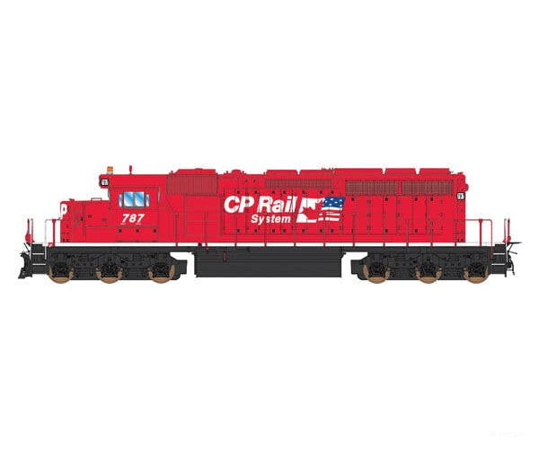 Intermountain N 85-69386S EMD SD40-2 w/LokSound & DCC - Canadian Pacific (Candy Apple Red white Dual Flags System Logo)