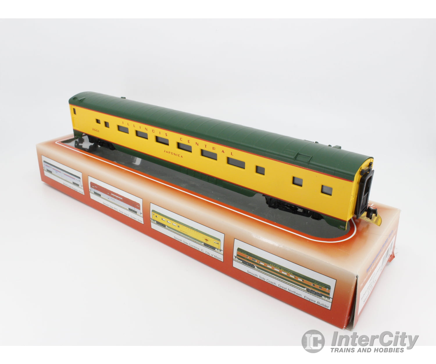 International Hobby Corp. 48331 Ho Coach Passenger Car Smooth Side P.s. Illinois Central (Ic) 2601