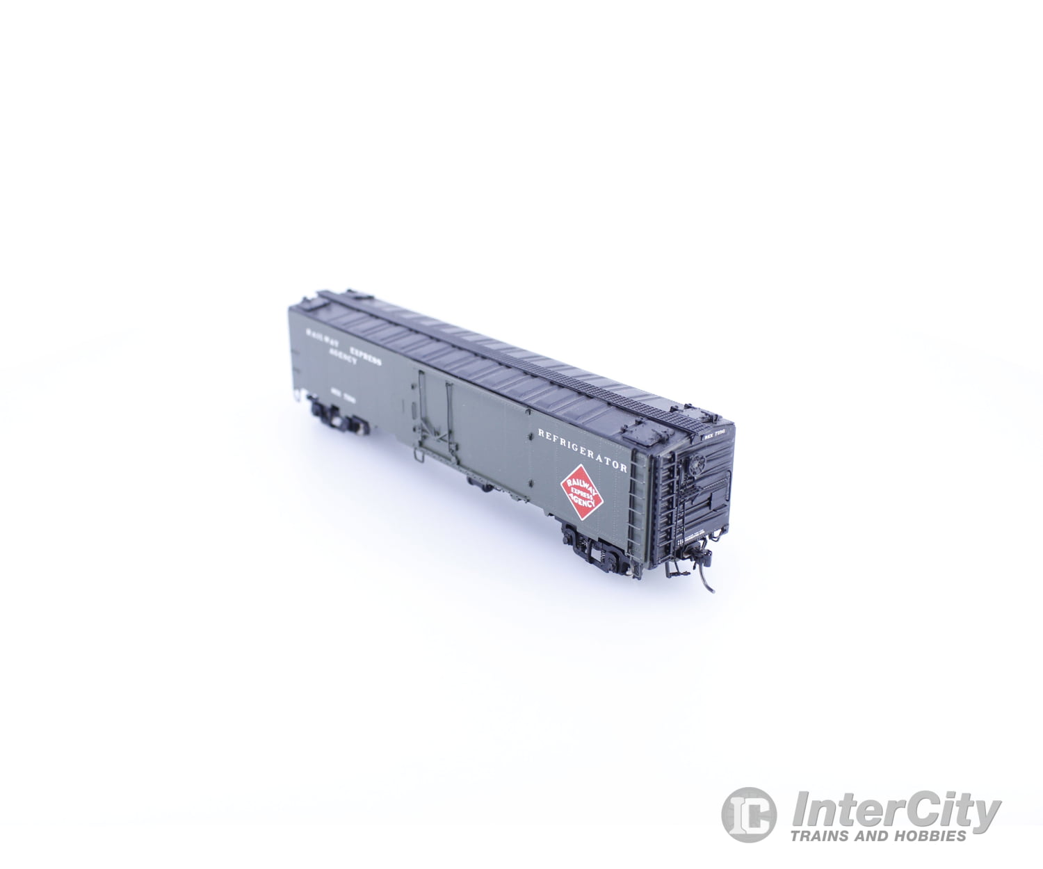 Iron Horse Models 15590 HO Railway Express Agency Gondola Painted Railway Express Agency (REX) 7196 Freight Cars