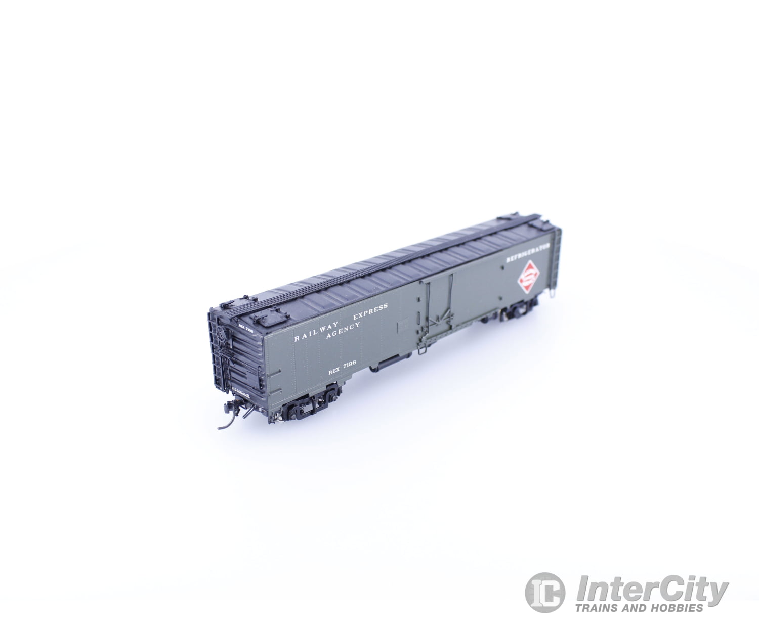 Iron Horse Models 15590 HO Railway Express Agency Gondola Painted Railway Express Agency (REX) 7196 Freight Cars