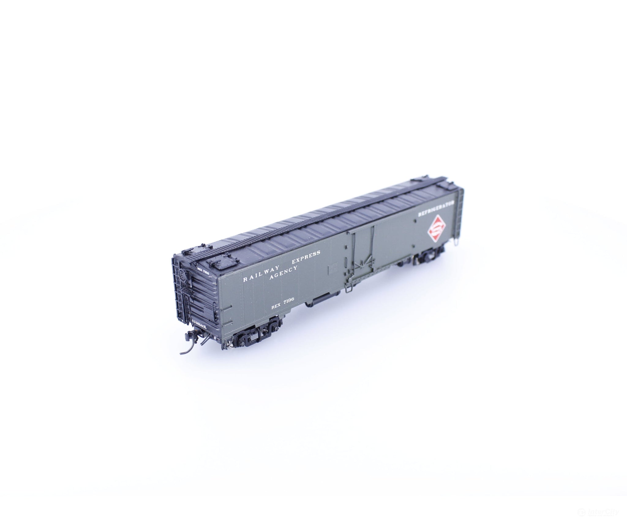 Iron Horse Models 15590 HO Railway Express Agency Gondola Painted Railway Express Agency (REX) 7196 Freight Cars