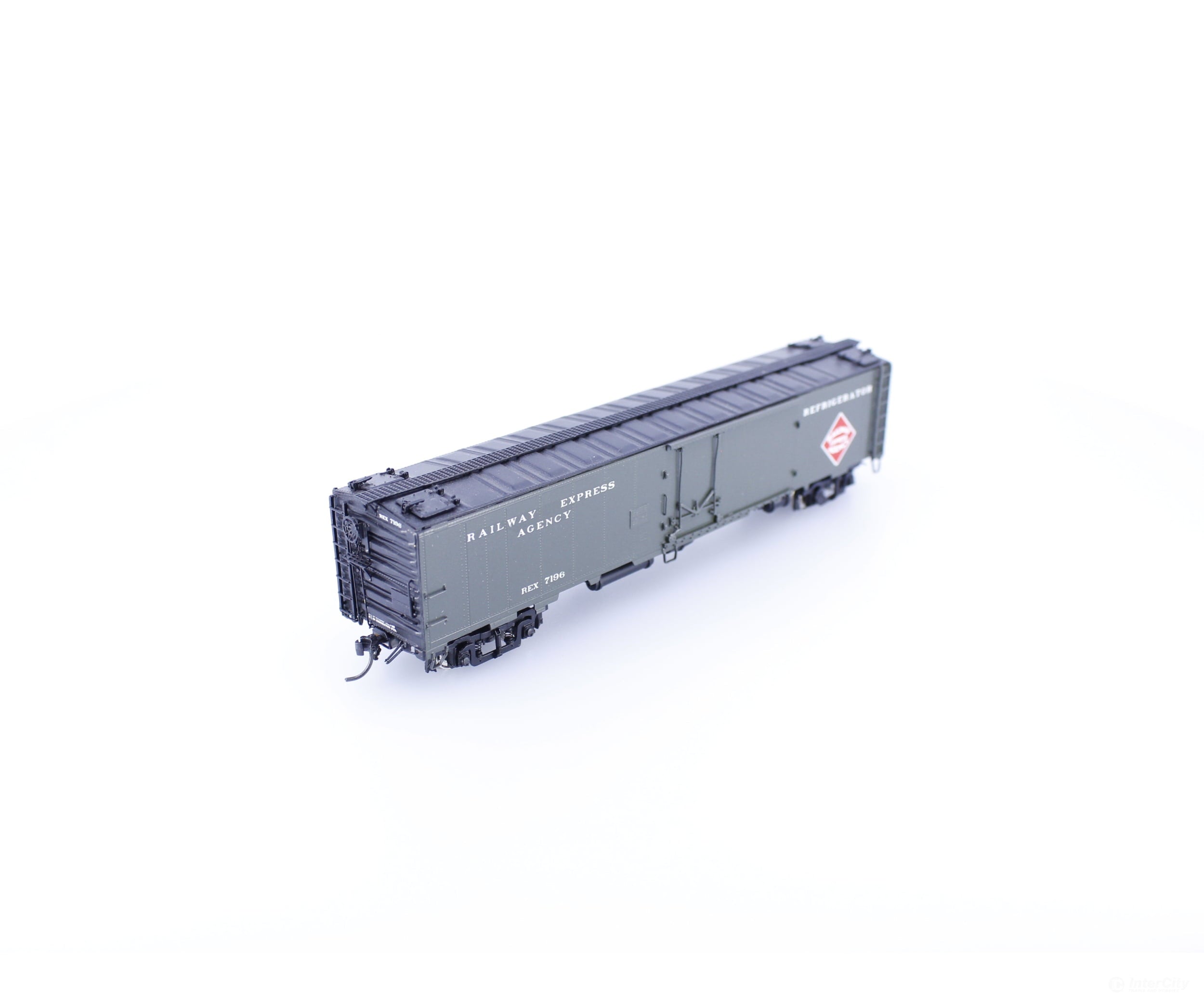 Iron Horse Models 15590 HO Railway Express Agency Gondola Painted Railway Express Agency (REX) 7196 Freight Cars
