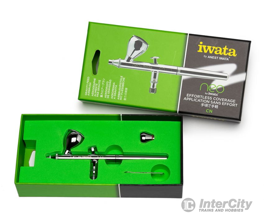 Iwata N4500 NEO CN Gravity Feed Airbrush - w. 1/3oz & 1/16oz cups Tools