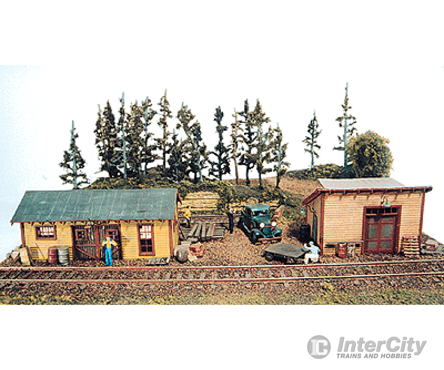 Jl Innovative Design Ho 231 Trackside Jamboree - 2 Buildings -- Large: 3-3/4 X 1-1/2 9.5 3.7Cm;