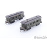 JPB Enterprises OLDTIMER HO Brass 2 Pair Old Timer Coaches Painted Canadian National (CN) 5 & 6 Passenger Cars