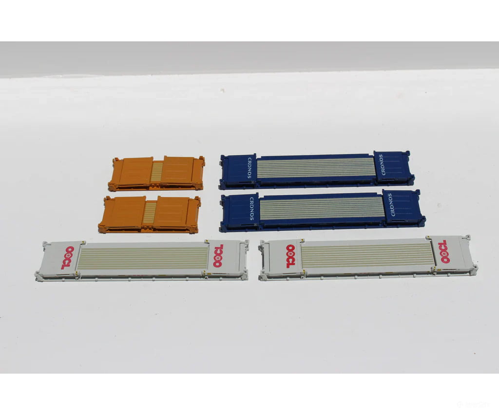 JTC 402551 N Flatracks Container Assortment Genstar/Cronos/OOCL (Magnetic & IBC Pins Connection) - Freight Loads &