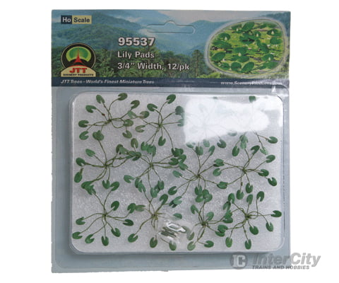 Jtt Ho 95537 Lily Pads -- 3/4 1.9Cm Wide Pkg(12) Other Scenery