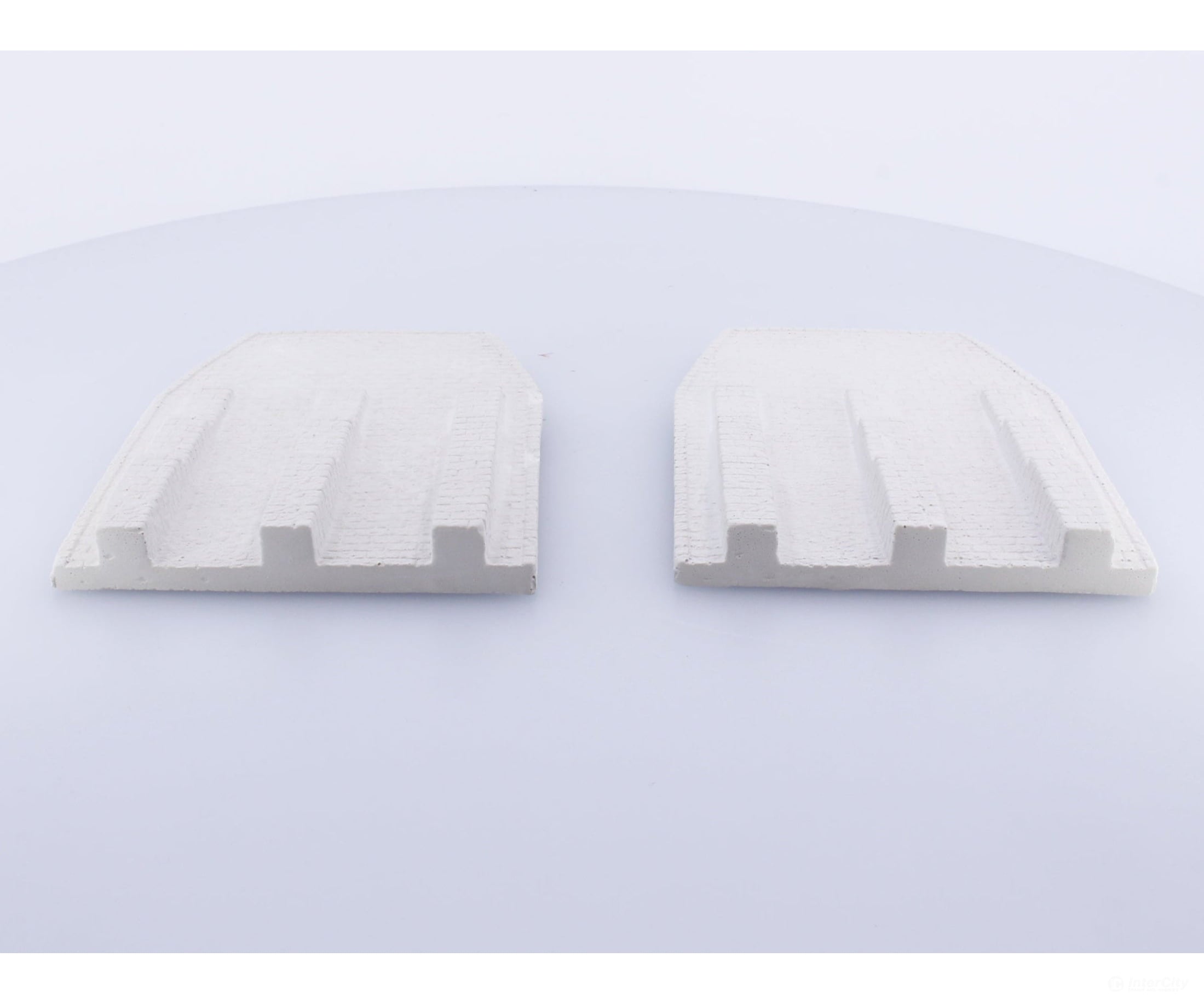 Juneco P-11 HO 1 Pair of Ceramic Tunnel Abutments (#2) Tunnels & Bridges