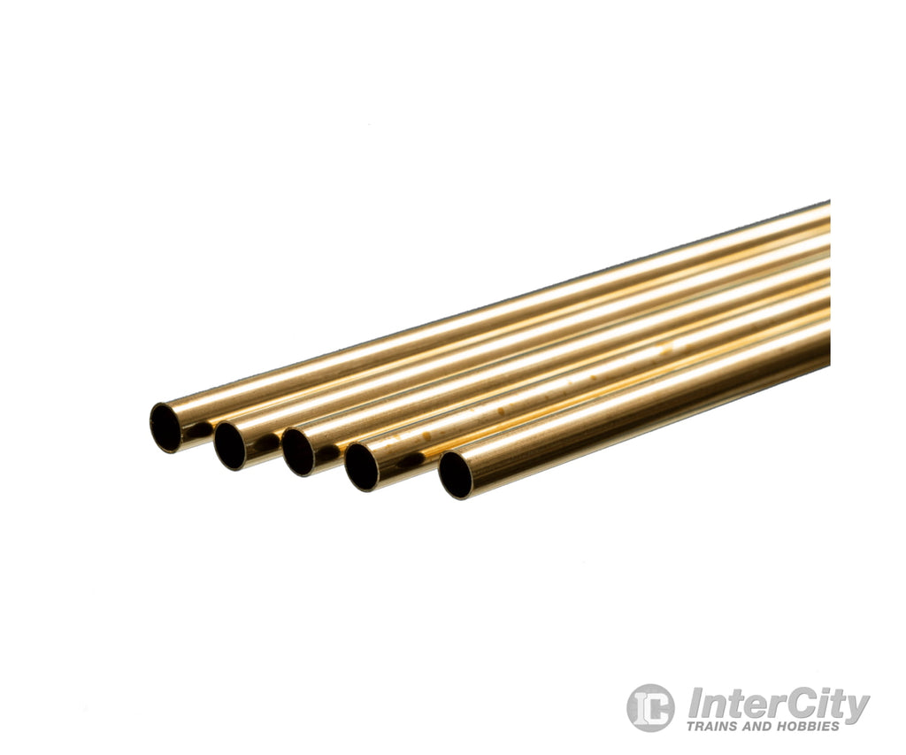 K&S Metals 1150 9/32 Od Round Brass Tube (5/Pk) & Metal