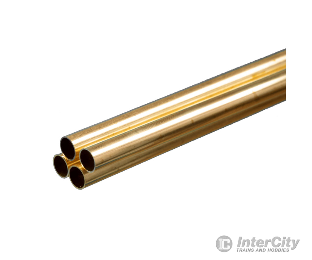 K&S Metals 1151 5/16 Od Round Brass Tube (4/Pk) & Metal