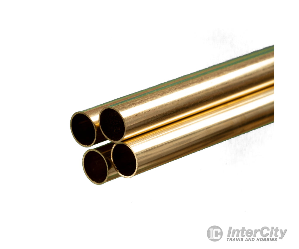 K&S Metals 1152 11/32 Od Round Brass Tube (4/Pk) & Metal