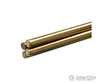 K&S Metals 1165 1/4 Solid Brass Rod (4/Pk) & Metal