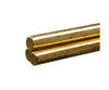 K&S Metals 1166 5/16 Solid Brass Rod (3/Pk) & Metal