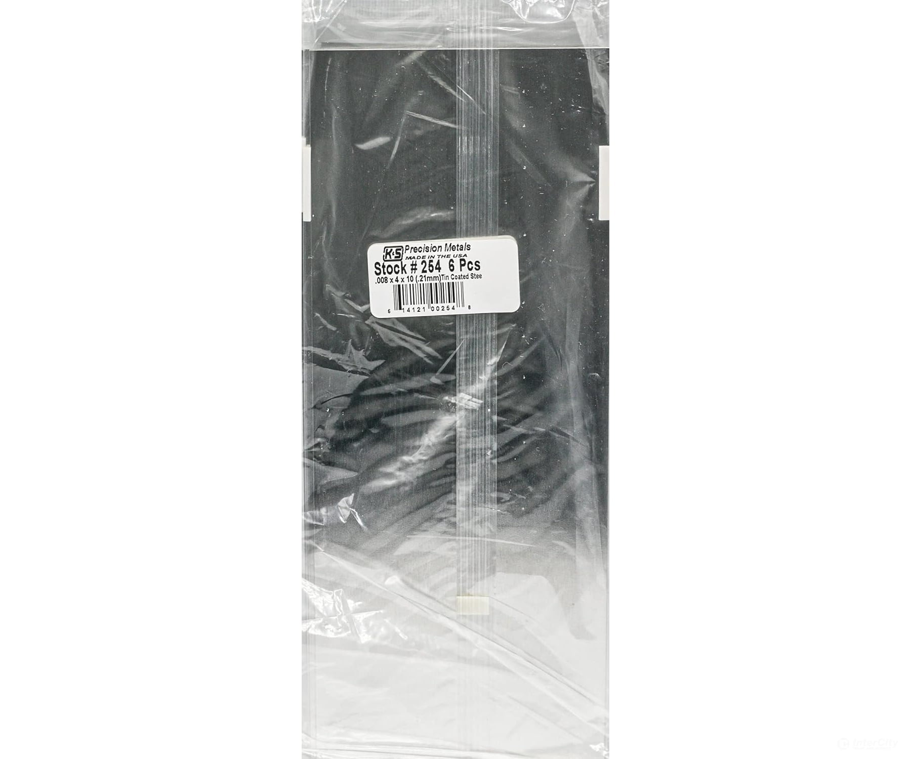 K&S Metals 254 .008 Tin Sheet 4 X 10 Ea Brass & Metal